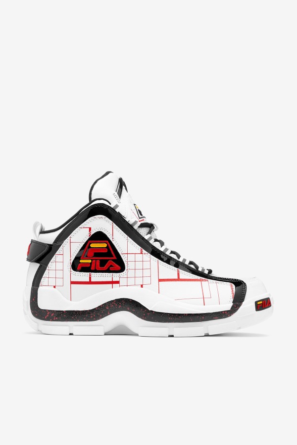 White/Black/Gold Men's Grant Hill 2 Fila Outlets