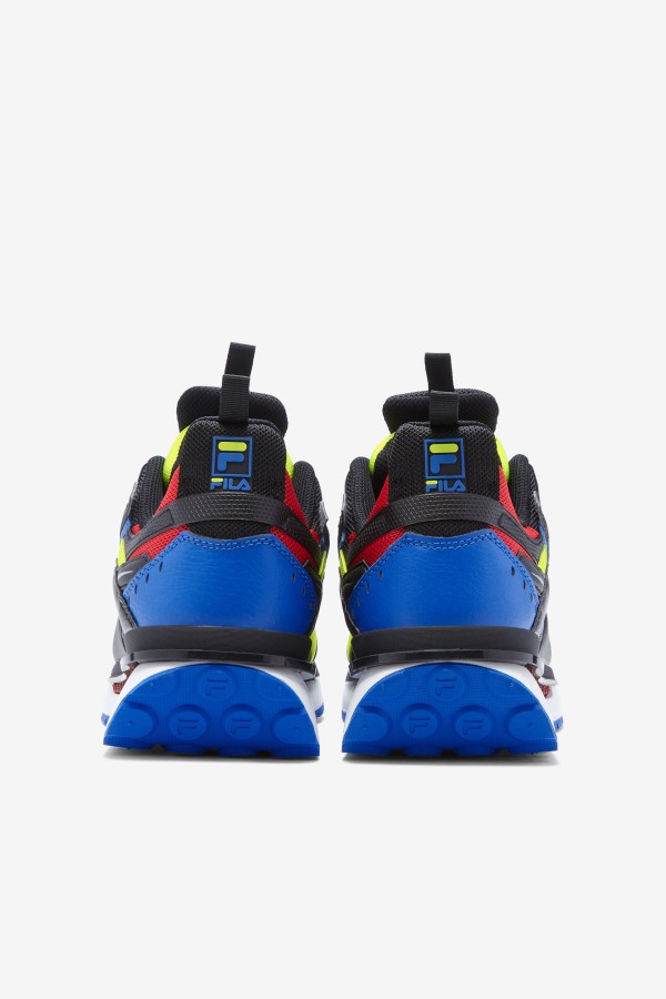 Men\'s Sandenal Black/Blue/Yellow Fila Outlets
