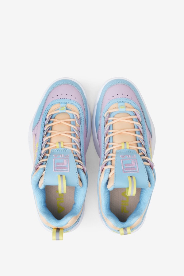 Blue/White/Orchid Fila Outlets Big Kids\' Disruptor 2 Premium
