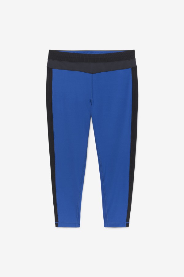 Forza Texture High Waist Legging Fila Outlets Navy Peony/Black