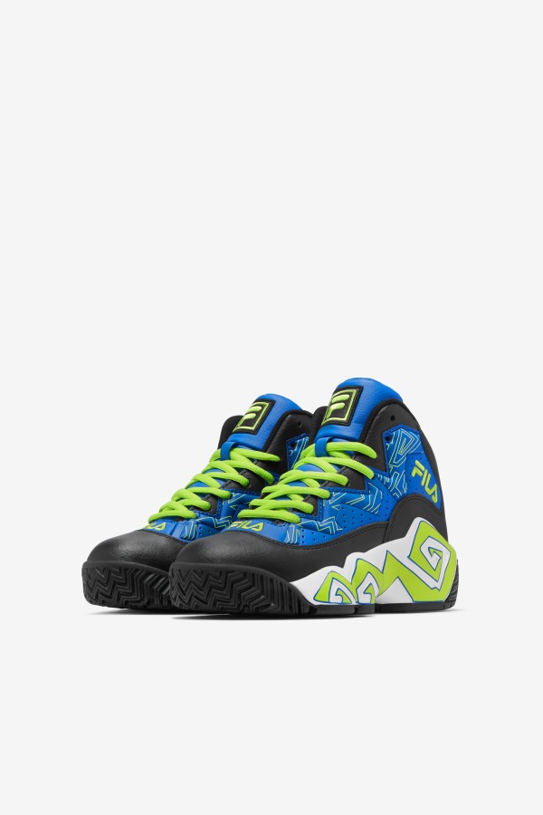 Fila Outlets Blue/Black/Lime Punch Big Kids\' Mb