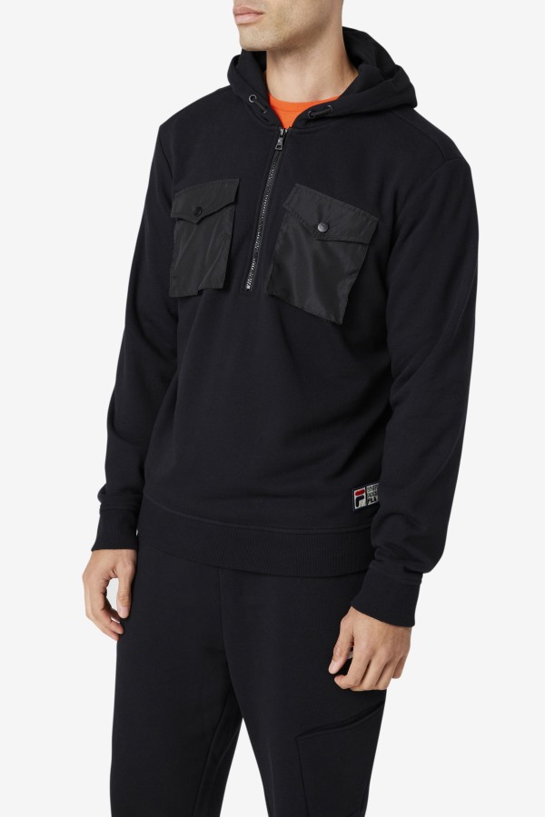 Mekong Hoodie Black Fila Outlets