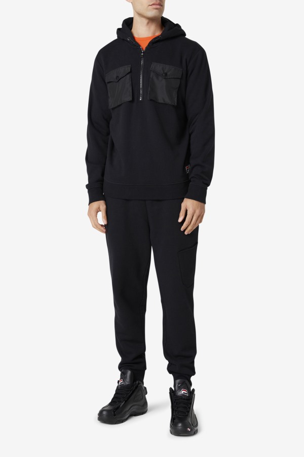 Mekong Hoodie Black Fila Outlets