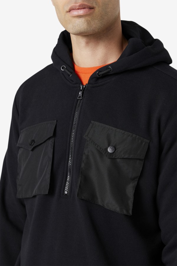 Mekong Hoodie Black Fila Outlets