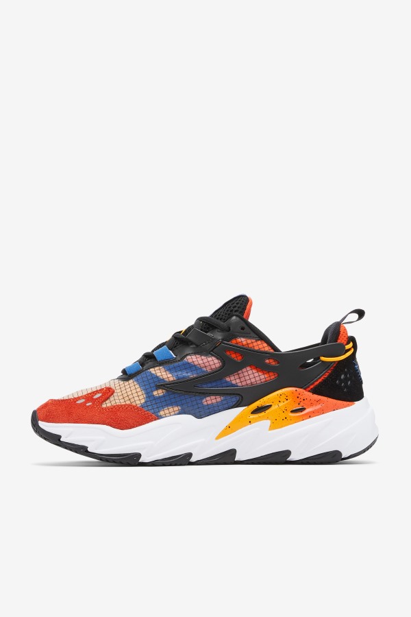 Saffron/Blue/Mandarin Red Fila Outlets Men\'s Ray Tracer Evo