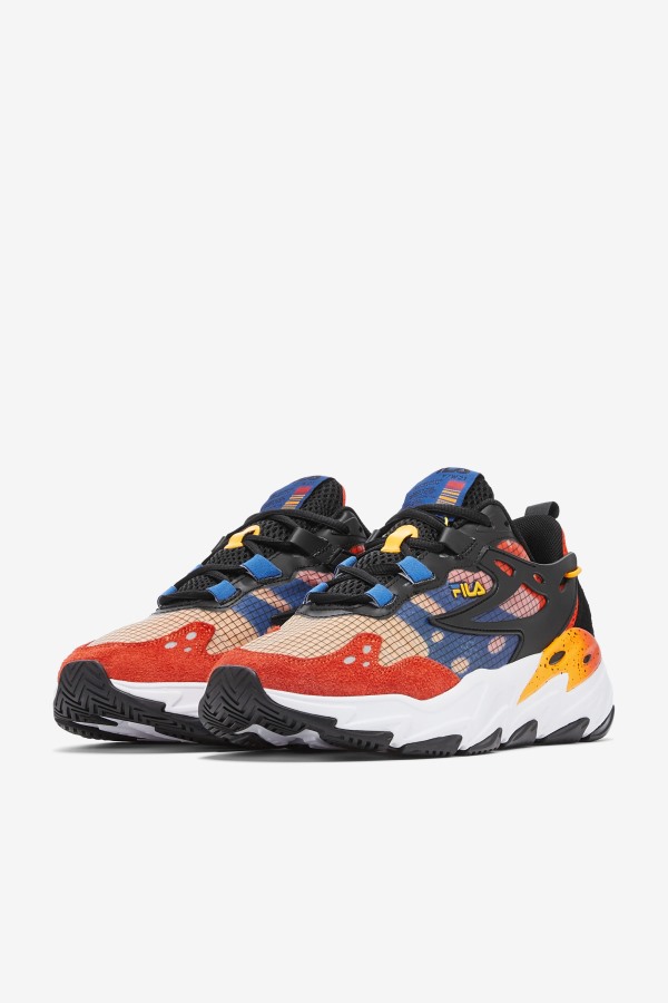 Saffron/Blue/Mandarin Red Fila Outlets Men\'s Ray Tracer Evo