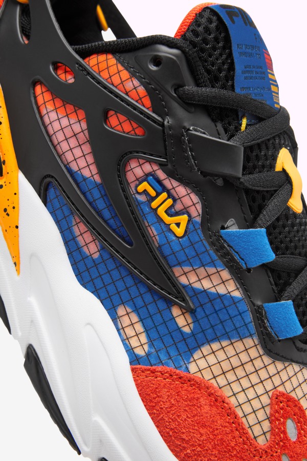 Saffron/Blue/Mandarin Red Fila Outlets Men\'s Ray Tracer Evo
