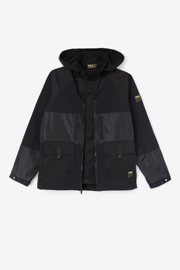 Fila Outlets Black Tate 3-In-1 Utility Jacket