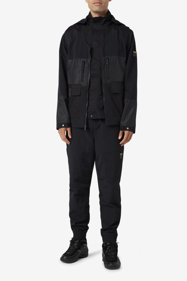Fila Outlets Black Tate 3-In-1 Utility Jacket