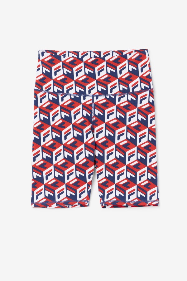 Fila Outlets Red/Navy/White Ainhoa Bike Short