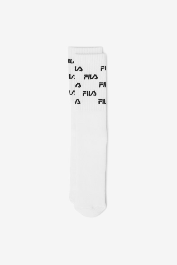 Logo Knee High Sock Fila Outlets White