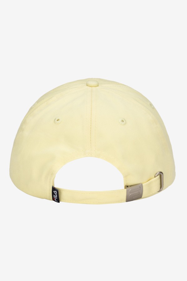 Fila Outlets Embroidered F-Box baseball Hat Tender Yellow
