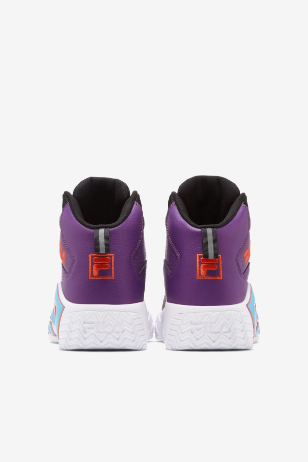 Black/White/Purple Men\'s MB Fila Outlets