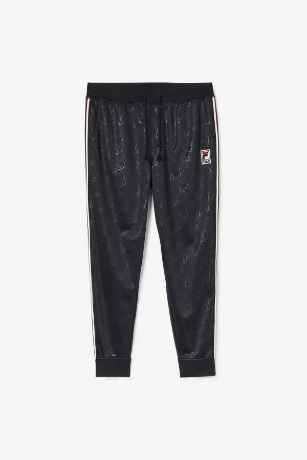 Ridd Track Pant Fila Outlets Black/Gardenia/Yellow