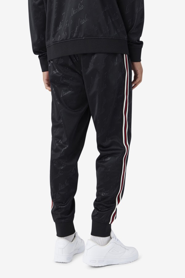 Ridd Track Pant Fila Outlets Black/Gardenia/Yellow