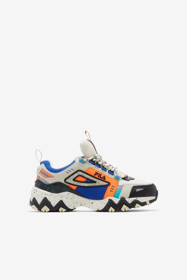 Big Kids' Oakmont Tr Turtledove/Black/Gardenia Fila Outlets