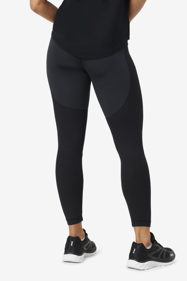 Forza Textured Long Legging Black Fila Outlets