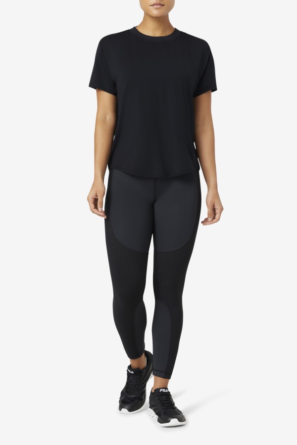 Forza Textured Long Legging Black Fila Outlets