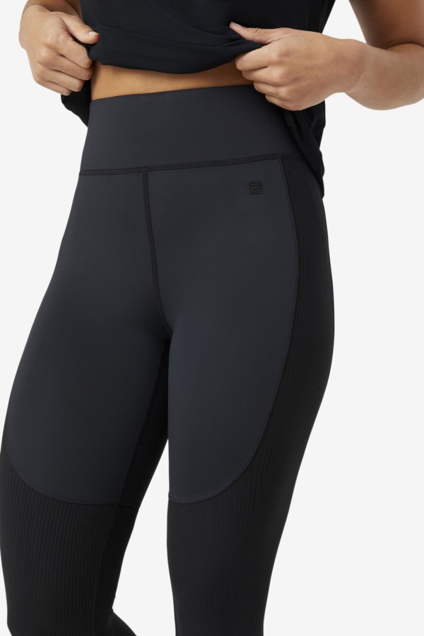 Forza Textured Long Legging Black Fila Outlets