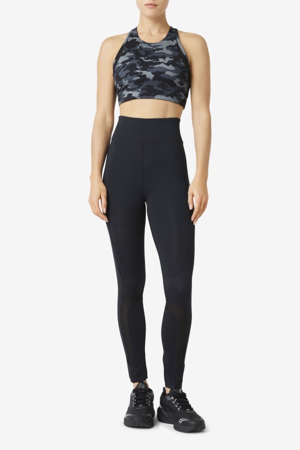 Black Fila Outlets Forza Color Blocked Legging