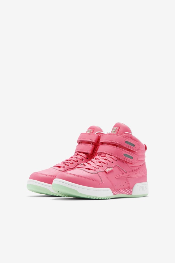 Fila Outlets Big Kids\' F-14 Bubblegum/White