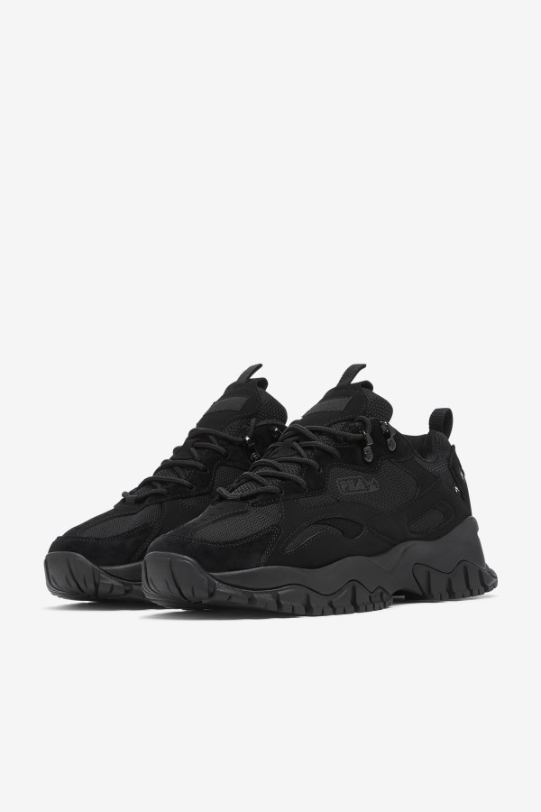 Black/Metallic Silver Fila Outlets Men\'s Ray Tracer TR 2