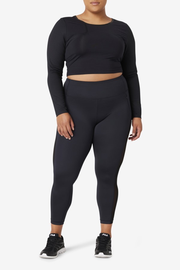 Fila Outlets Black Forza 7/8 Legging