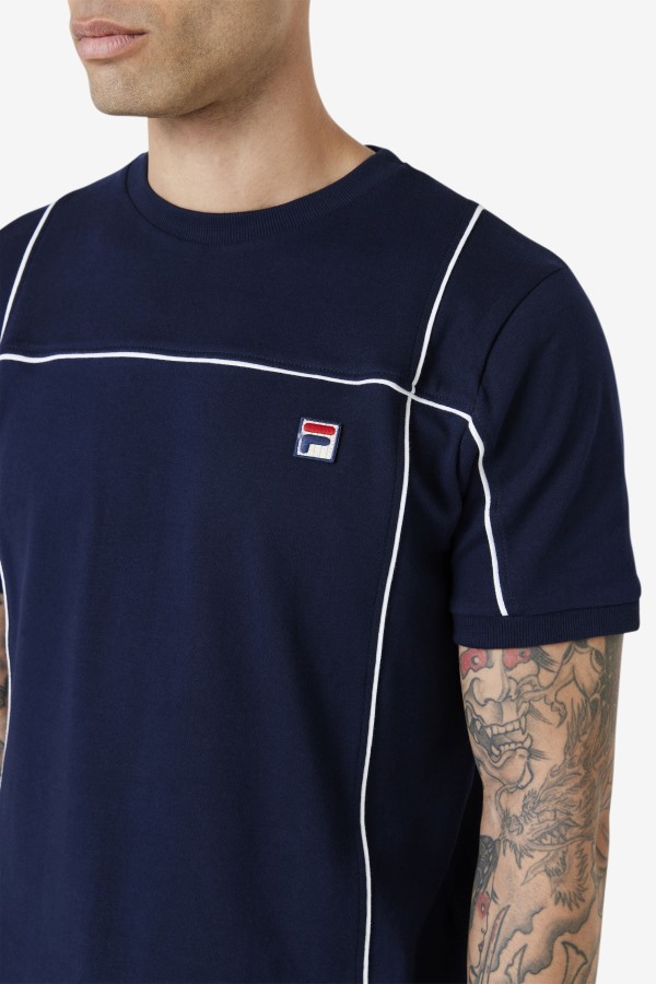 Terrinda Crew Navy/White Fila Outlets