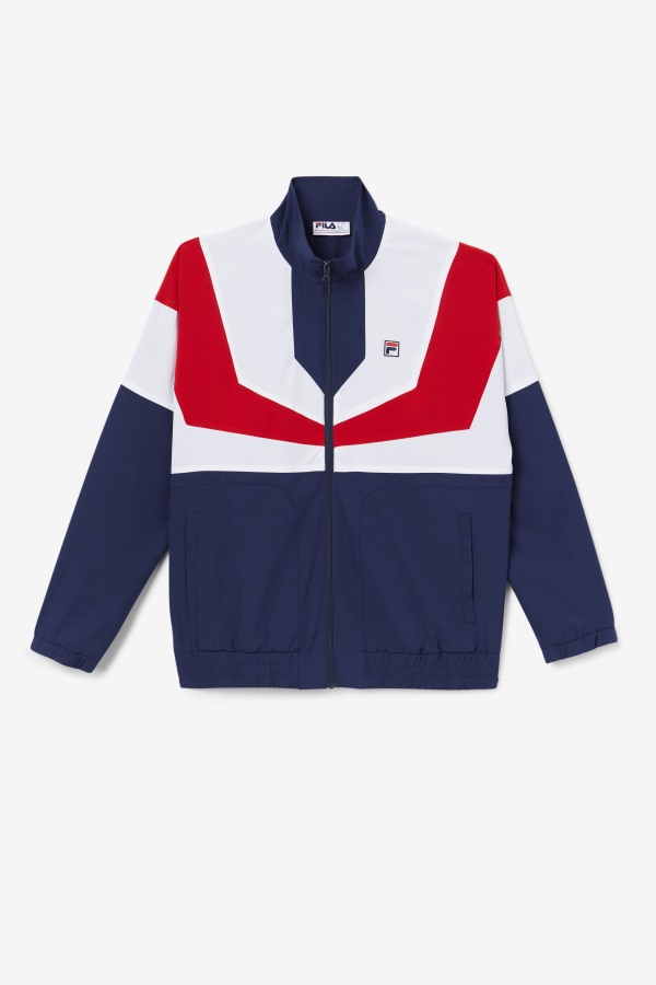 Fila Outlets Navy/White/Red Amar Track Jacket