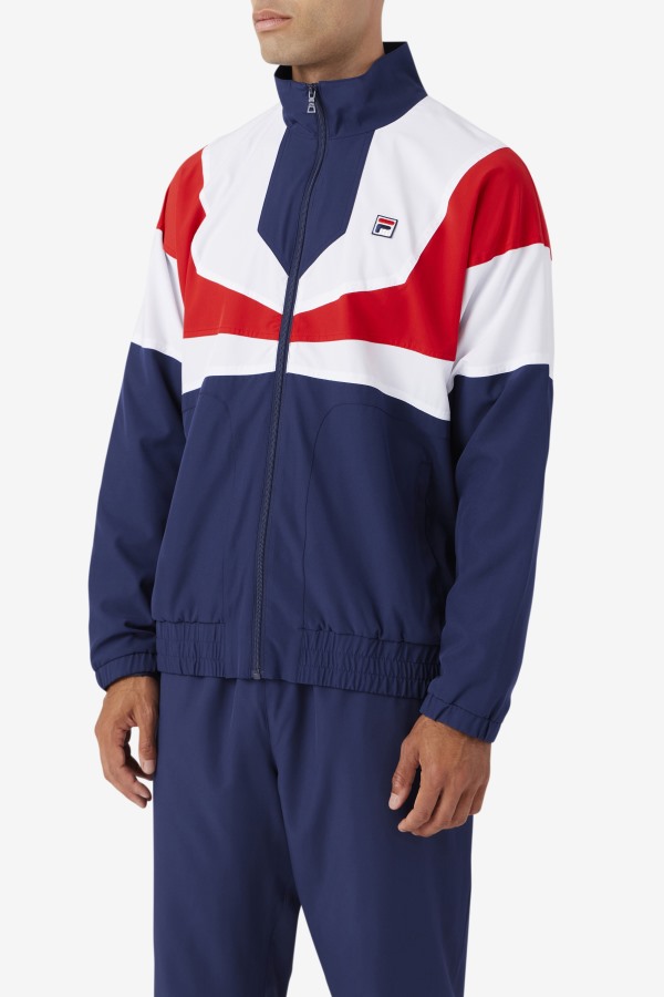 Fila Outlets Navy/White/Red Amar Track Jacket