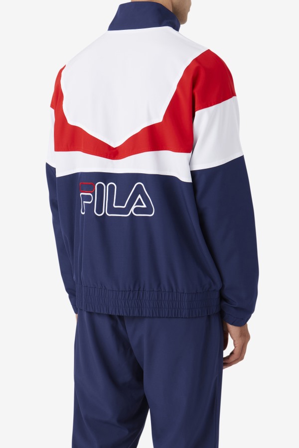 Fila Outlets Navy/White/Red Amar Track Jacket