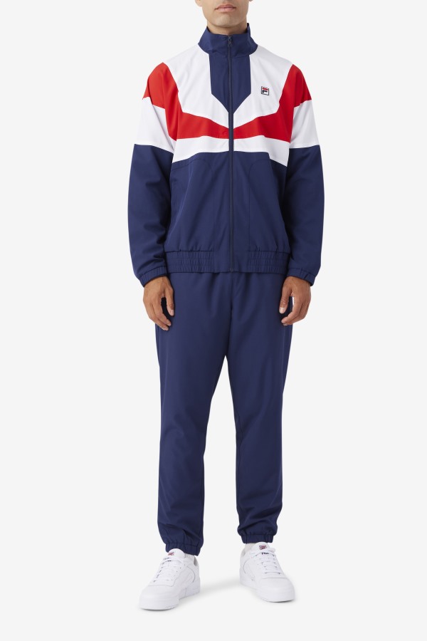 Fila Outlets Navy/White/Red Amar Track Jacket