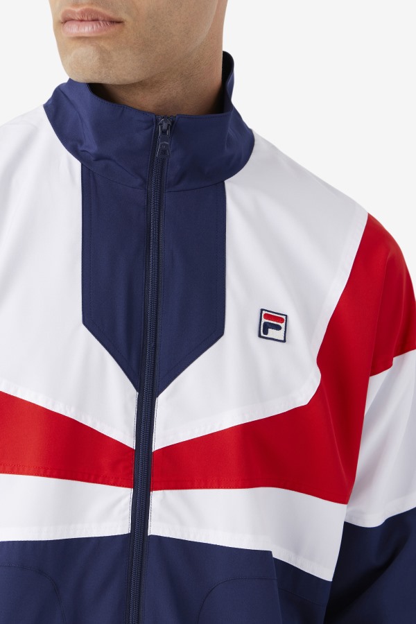 Fila Outlets Navy/White/Red Amar Track Jacket