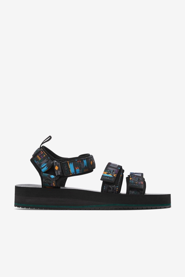 Fila Outlets Black/June Bug/Saffron Men's Drifter DNS