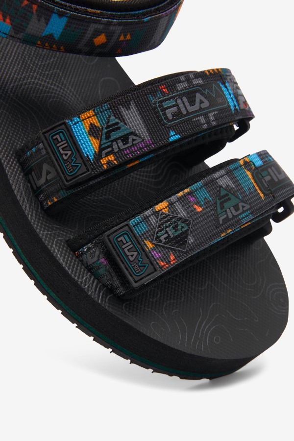 Fila Outlets Black/June Bug/Saffron Men\'s Drifter DNS