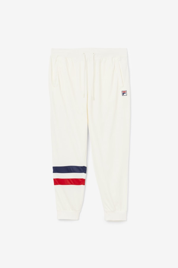 Egret/Red/Navy Fila Outlets Jaya Track Pant