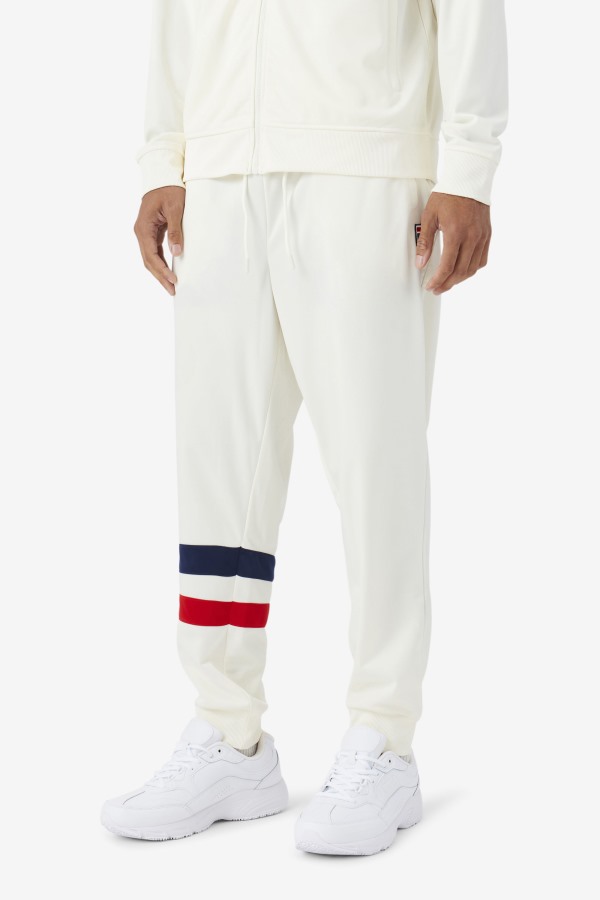 Egret/Red/Navy Fila Outlets Jaya Track Pant