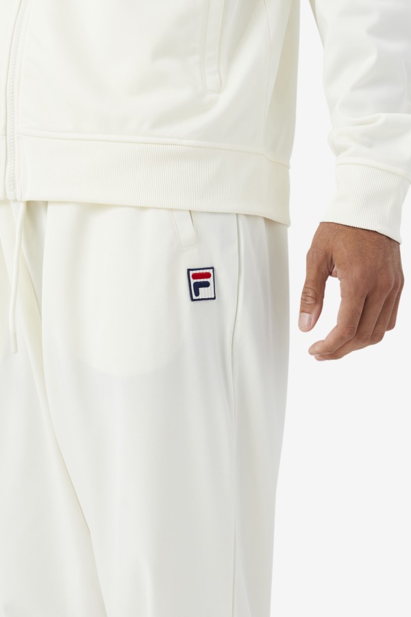 Egret/Red/Navy Fila Outlets Jaya Track Pant