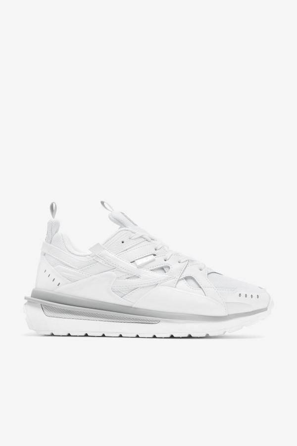 White/Glacier Gray Men's Sandenal Patched Fila Outlets