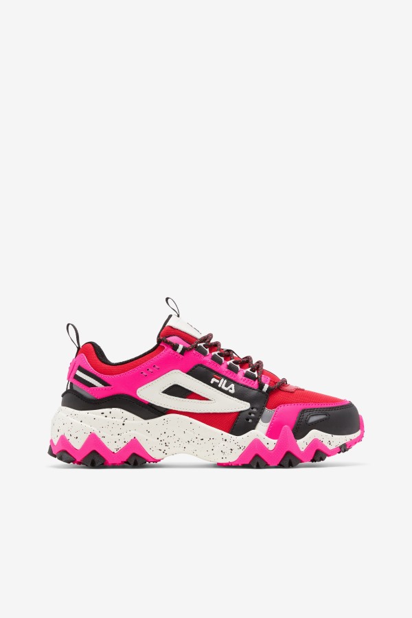 Fila Outlets Women's Oakmont TR Red/Pink Glow/Black