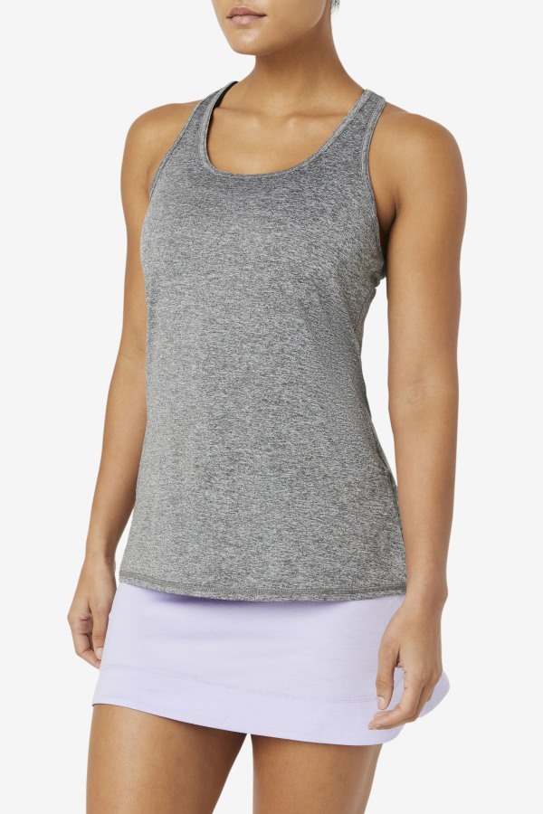 Heather Fila Outlets Pickleball Racerback Tank
