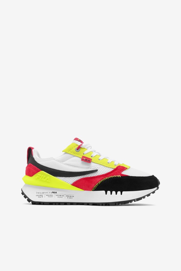 Women's Renno N-Generation White/Diva Pink/Yellow Fila Outlets