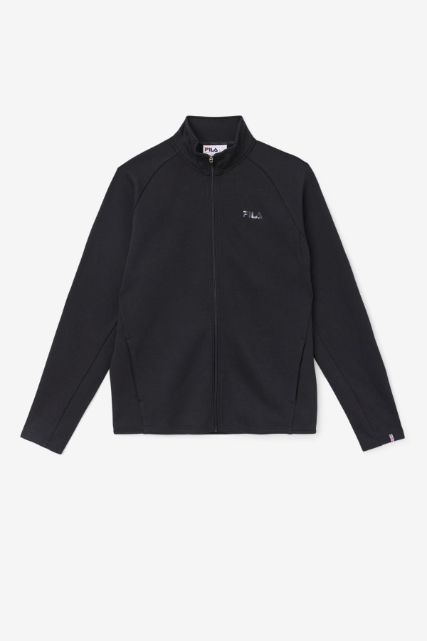 Black Fila Outlets Commuter Track Jacket