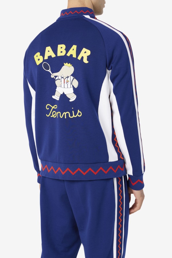 Fila x RB Babar Iggy Jacket Fila Outlets Beacon Blue/White