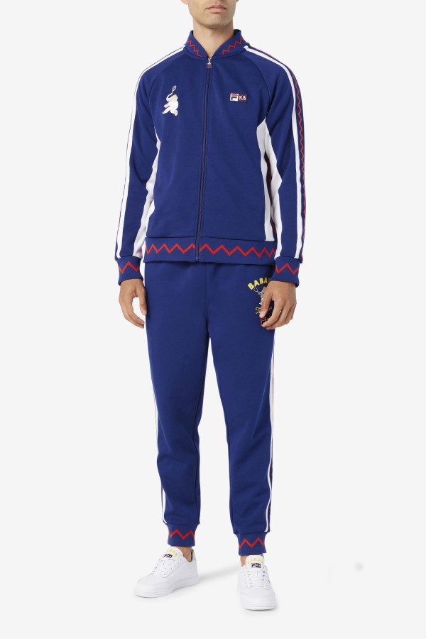 Fila x RB Babar Iggy Jacket Fila Outlets Beacon Blue/White