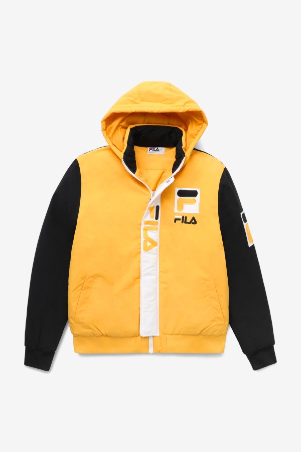 Yellow/Black/White P1 Fila Outlets Tech Jacket Fila Outlets