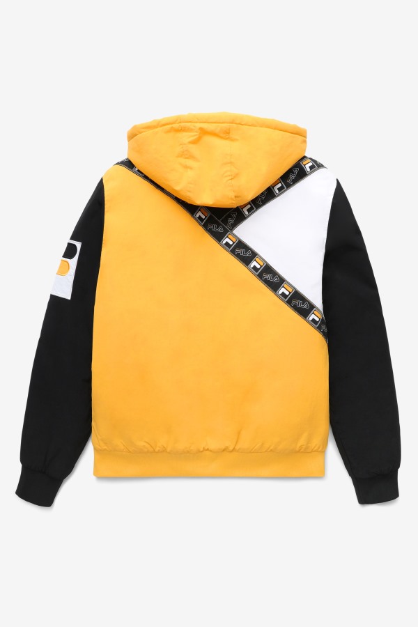 Yellow/Black/White P1 Fila Outlets Tech Jacket Fila Outlets