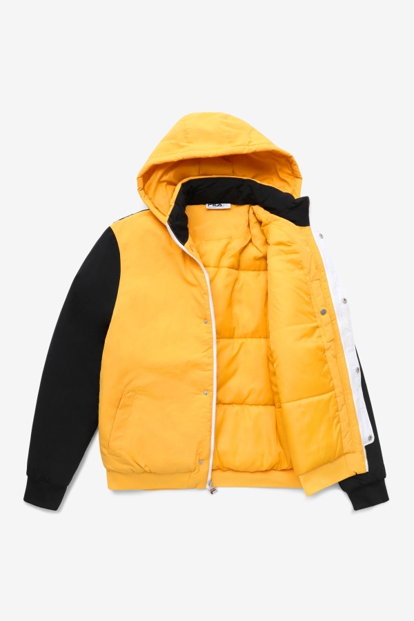 Yellow/Black/White P1 Fila Outlets Tech Jacket Fila Outlets