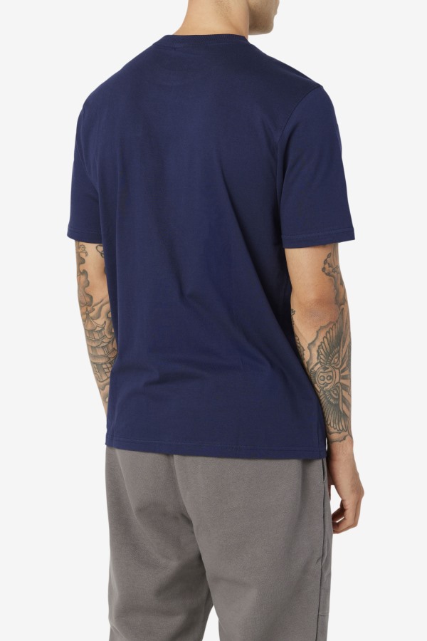 Peacoat Fila Outlets Curtis Pocket Tee