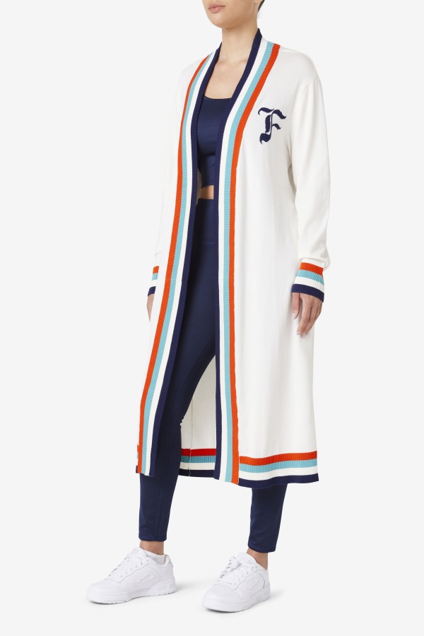 Fila Outlets Angelina Maxi Cardigan Tofu